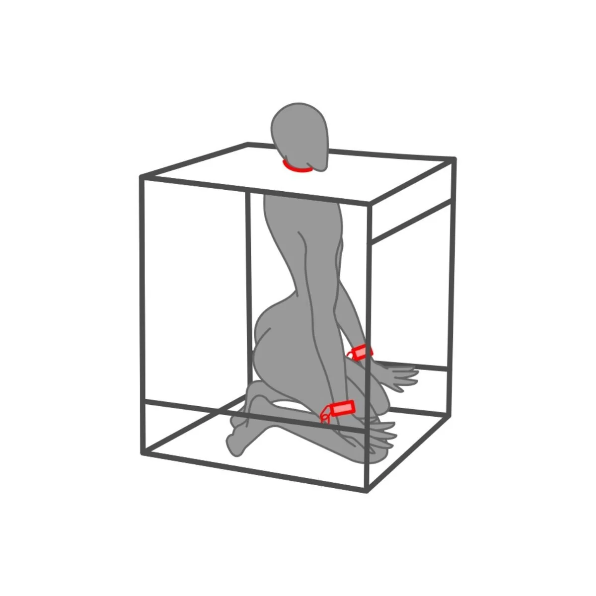 KINK CLUB CABINA BUKKAKE SCHWARZ & ROT VON SECRET DOME