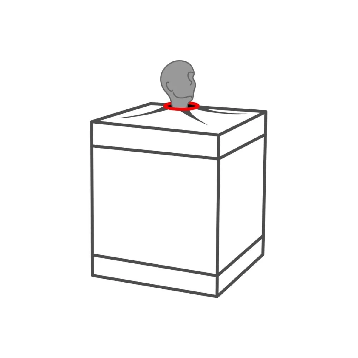 KINK CLUB CABINA BUKKAKE SCHWARZ & ROT VON SECRET DOME