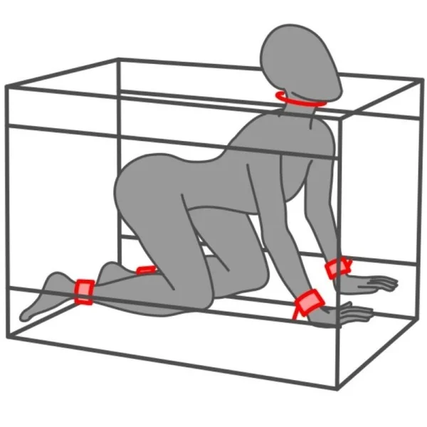 KINK CLUB LA NICHE CABIN SCHWARZ & ROT VON SECRET DOME