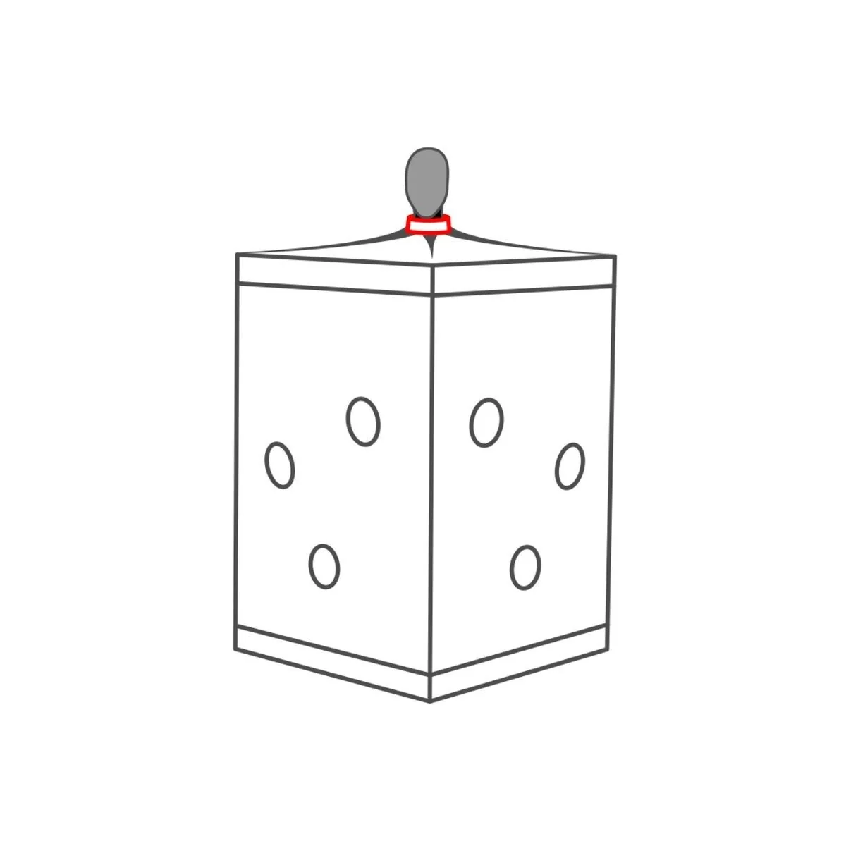 KINK CLUB CABIN SCANDALE SCHWARZ & ROT VON SECRET DOME