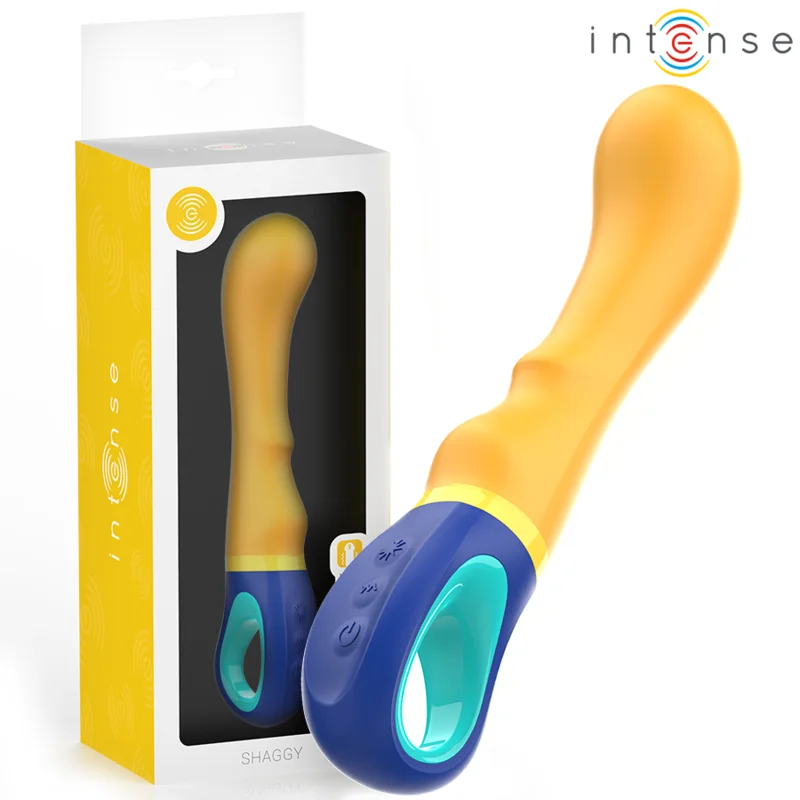 Shaggy Gelber G-Spot-Vibrator von Intense Fun kaufen | Fesselliebe