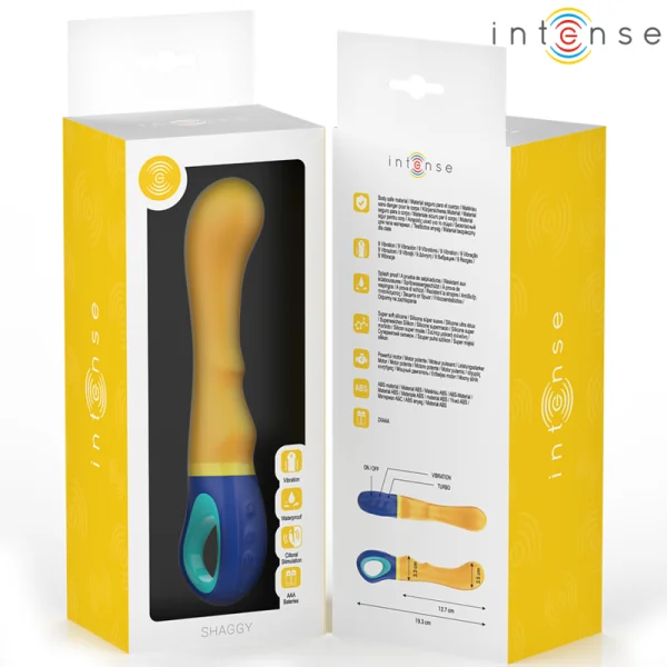 Shaggy Gelber G-Spot-Vibrator von Intense Fun kaufen | Fesselliebe