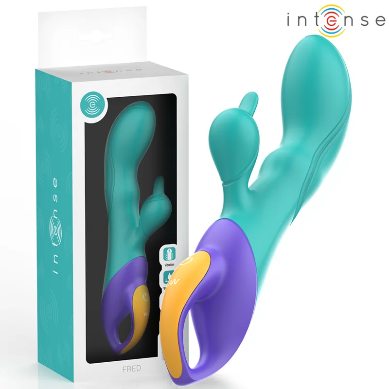 Fred Rabbit Vibrator Blau von Intense Fun kaufen | Fesselliebe