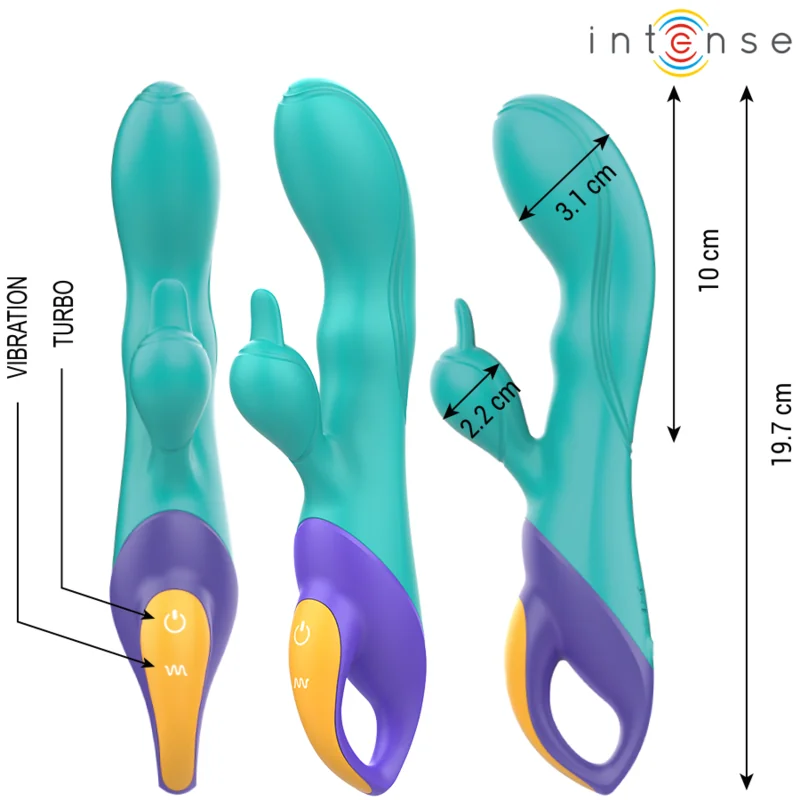 Fred Rabbit Vibrator Blau von Intense Fun kaufen | Fesselliebe 2