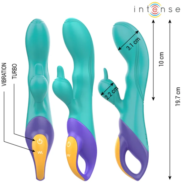 Fred Rabbit Vibrator Blau von Intense Fun kaufen | Fesselliebe