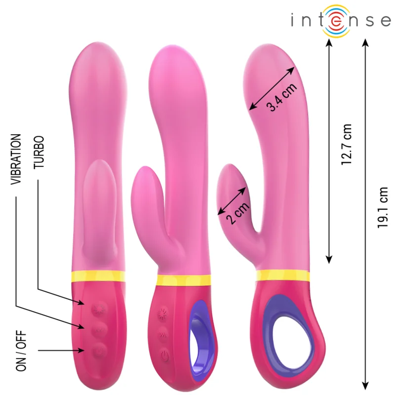 Daphne Pink Rabbit Vibrator von Intense Fun kaufen | Fesselliebe 2