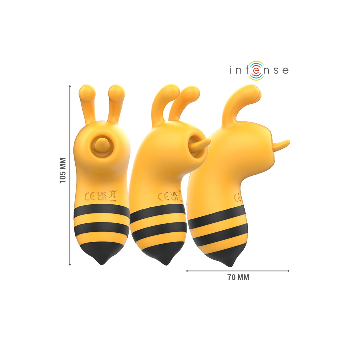 Maya Stimulator Biene Gelb/Schwarz von Intense Fun kaufen | Fesselliebe