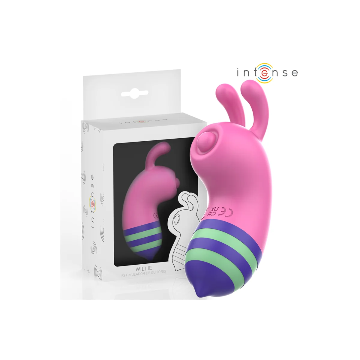 Willie Stimulator Biene Rosa/Grün von Intense Fun kaufen | Fesselliebe
