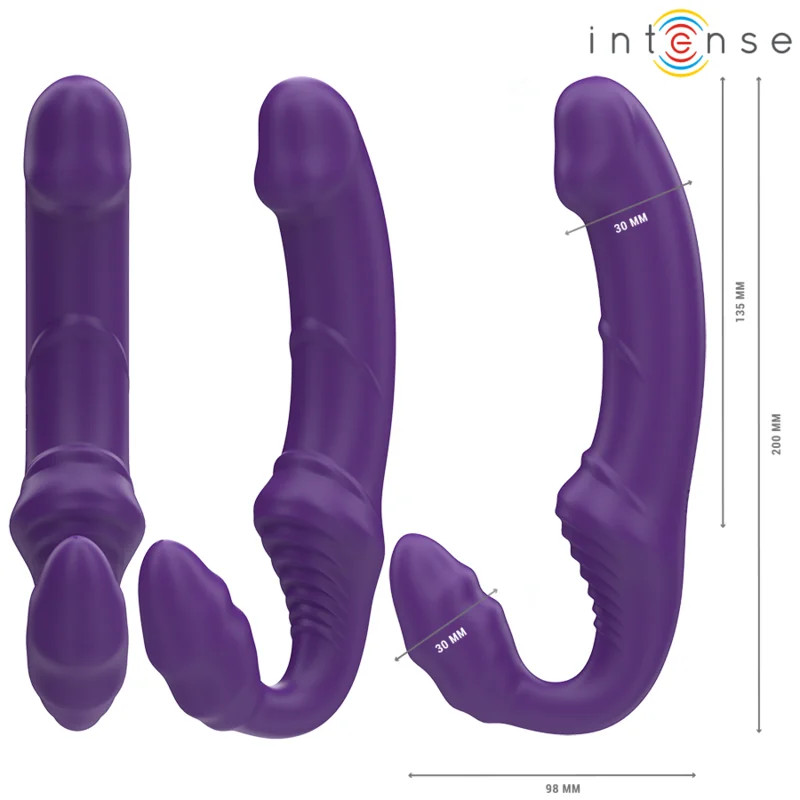 Jill Doppelvibrator 20 cm Lila mit Fernbedienung von Intense Fun kaufen | Fesselliebe 2