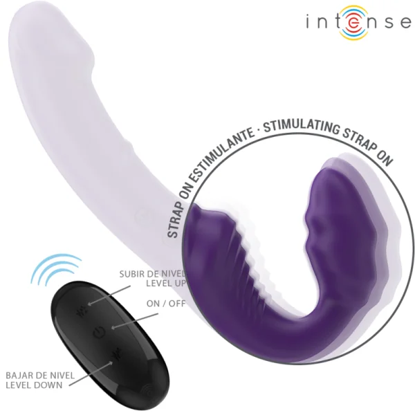 Jill Doppelvibrator 20 cm Lila mit Fernbedienung von Intense Fun kaufen | Fesselliebe