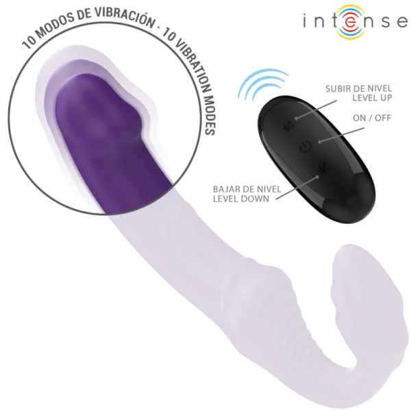 Jill Doppelvibrator 20 cm Lila mit Fernbedienung von Intense Fun kaufen | Fesselliebe