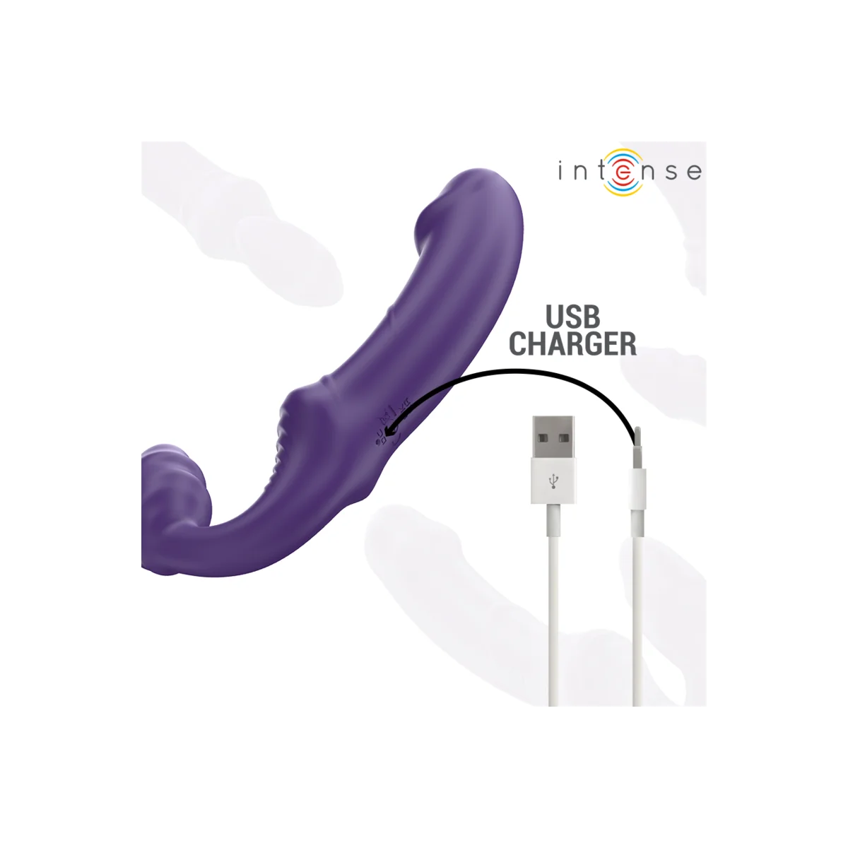 Jill Doppelvibrator 20 cm Lila mit Fernbedienung von Intense Fun kaufen | Fesselliebe