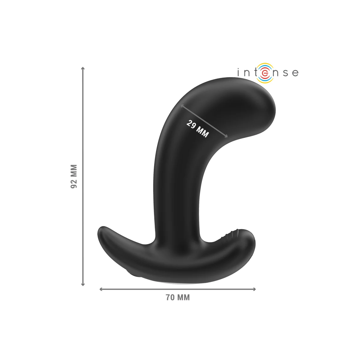 Chandler Anal Plug 10 Vibrationen Schwarz mit Fernbedienung von Intense Anal Toys kaufen | Fesselliebe