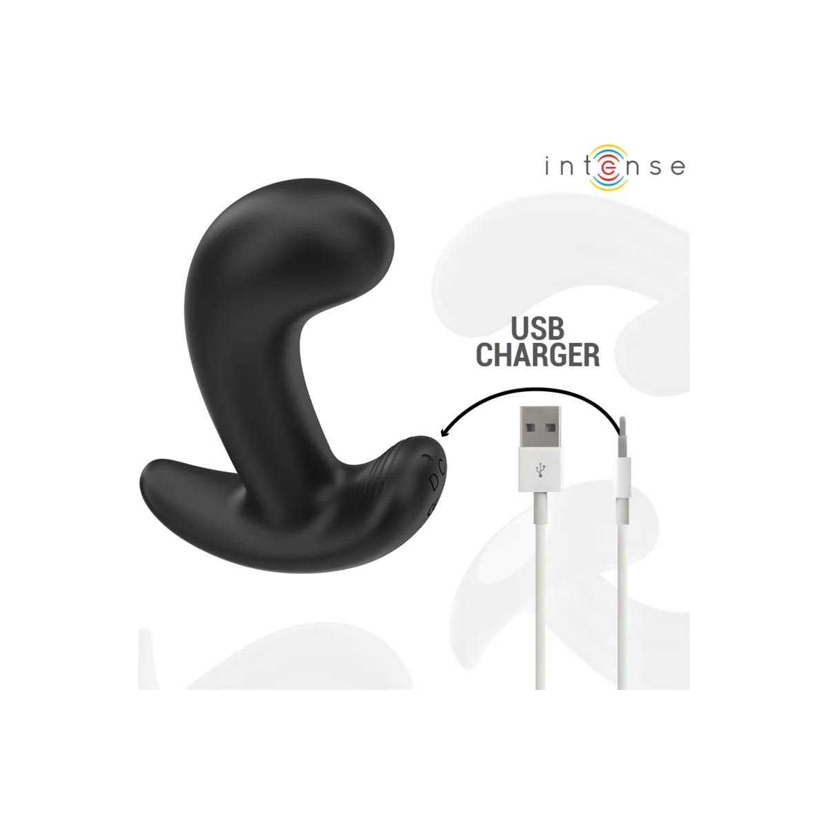 Chandler Anal Plug 10 Vibrationen Schwarz mit Fernbedienung von Intense Anal Toys kaufen | Fesselliebe
