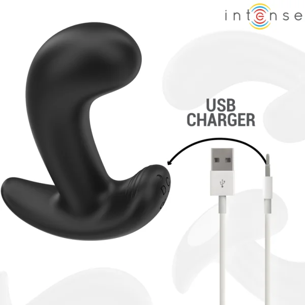 Chandler Anal Plug 10 Vibrationen Schwarz mit Fernbedienung von Intense Anal Toys kaufen | Fesselliebe