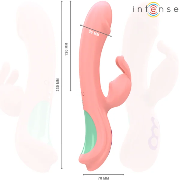 Rachel Rabbit Vibrator 5 Vibrationen Rosa von Intense Fun kaufen | Fesselliebe