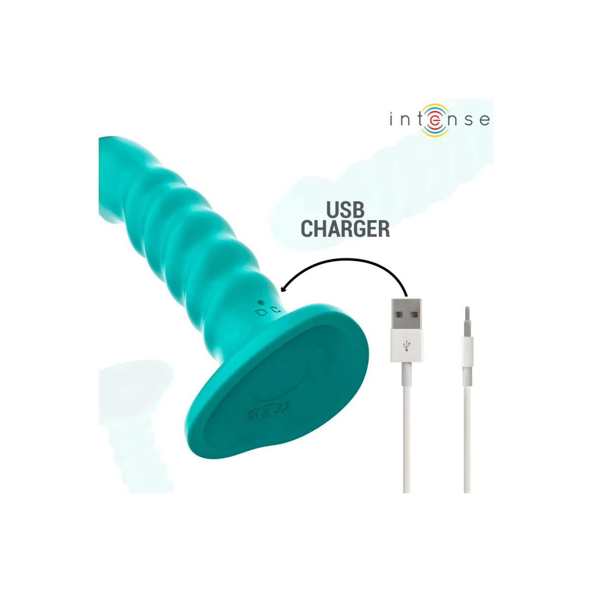 Buffy Vibrator Größe S Spirale Design 10 Vibrationen Blau mit Fernbedienung von Intense Fun kaufen | Fesselliebe