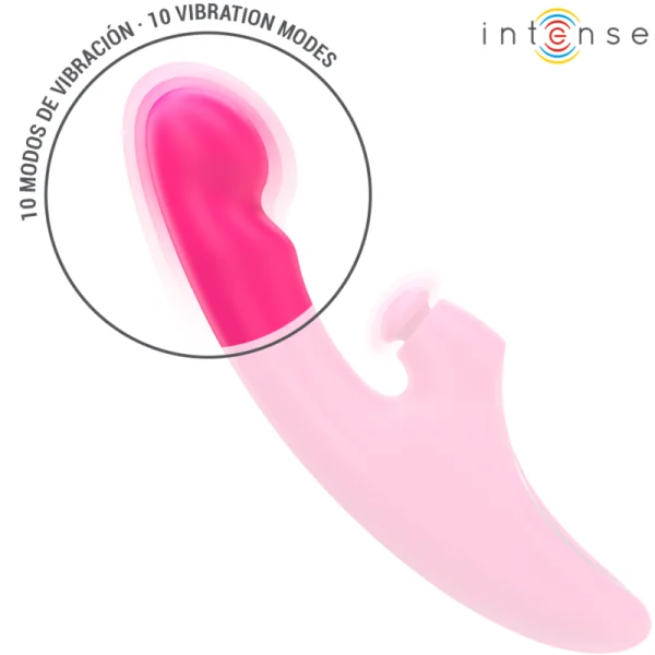 Emi Vibrator 13,5 cm Multifunktion 3 in 1 10 Vibrationen Rosa von Intense Fun kaufen | Fesselliebe