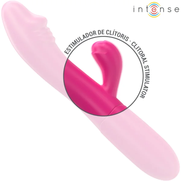 Ivy Flexibler Vibrator 10 Vibrationen mit Stimulierender Zunge Rosa von Intense Fun kaufen | Fesselliebe