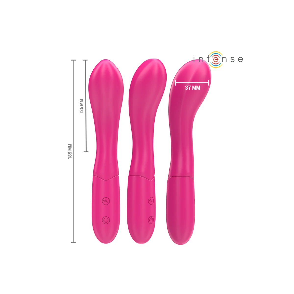 Lisette Vibrator 19 cm Flexibel 10 Vibrationen Rosa von Intense Fun kaufen | Fesselliebe