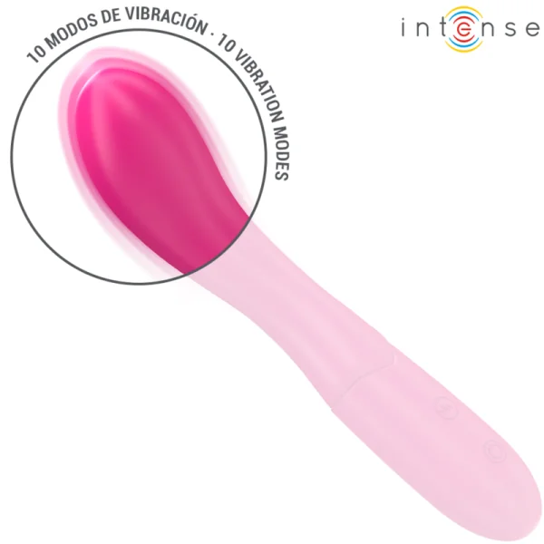 Lisette Vibrator 19 cm Flexibel 10 Vibrationen Rosa von Intense Fun kaufen | Fesselliebe