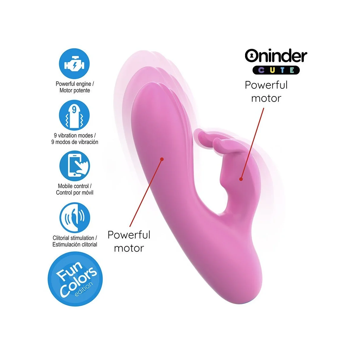 LOVE BUNNY VIBRATOR G-SPOT CLITORIS - KOSTENLOSE WELTWEITE APP VON ONINDER CUTE
