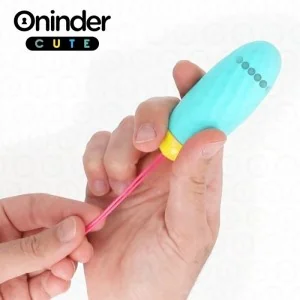 LOVE PLEASURE VIBRO-ROTIERENDES SILIKON-EDELSTEIN-EI - KOSTENLOSE WELTWEITE APP VON ONINDER CUTE