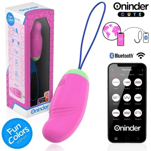 LOVE PLEASURE VIBRO-ROTIERENDES EI 360° SILIKON - KOSTENLOSE WELTWEITE APP VON ONINDER CUTE