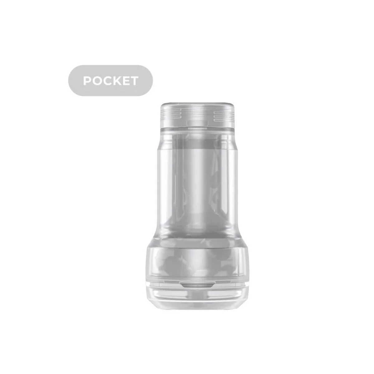 Feel Pocket Stroker Kristall von Kiiroo Transparent von Kiiroo kaufen | Fesselliebe
