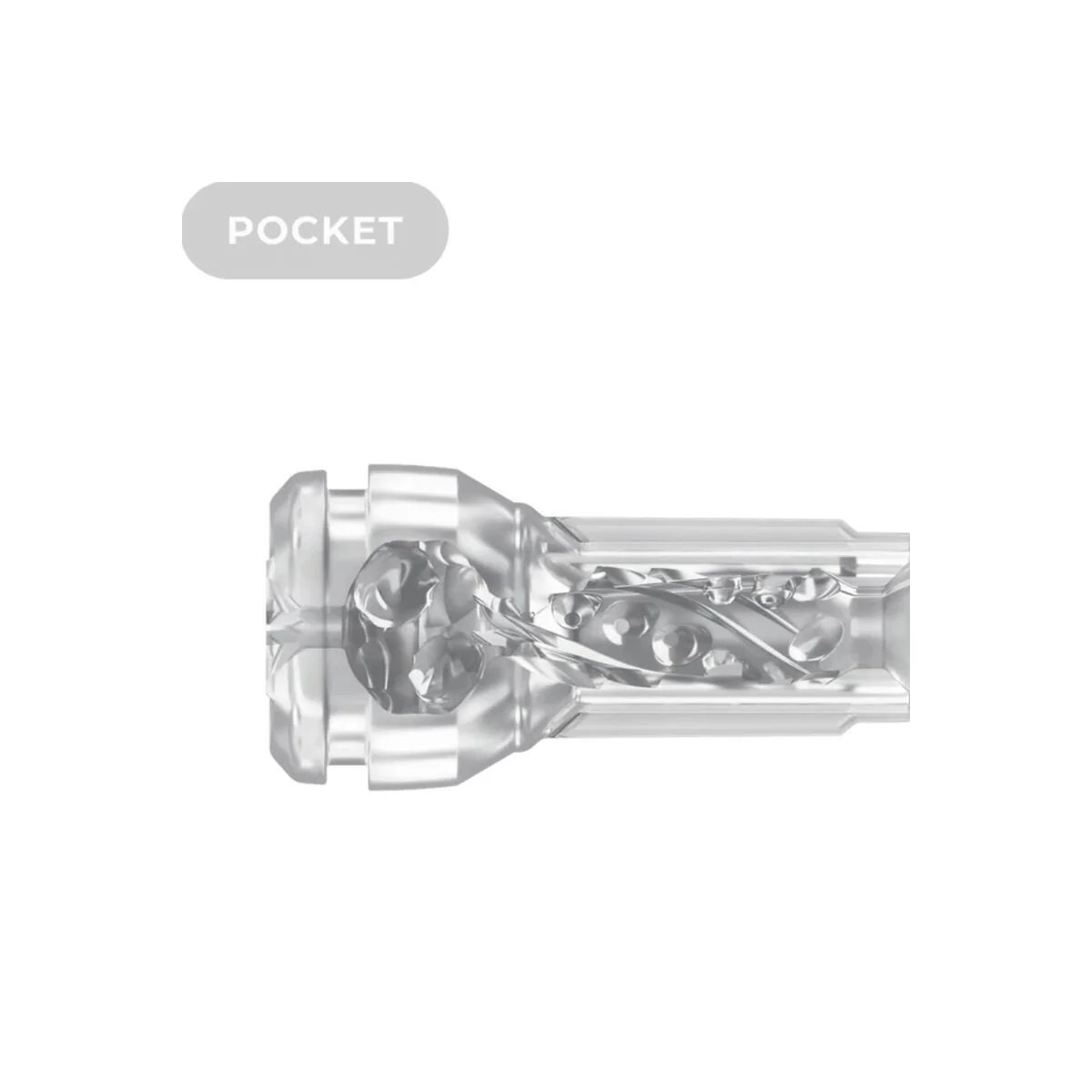 Feel Pocket Stroker Kristall von Kiiroo Transparent von Kiiroo kaufen | Fesselliebe