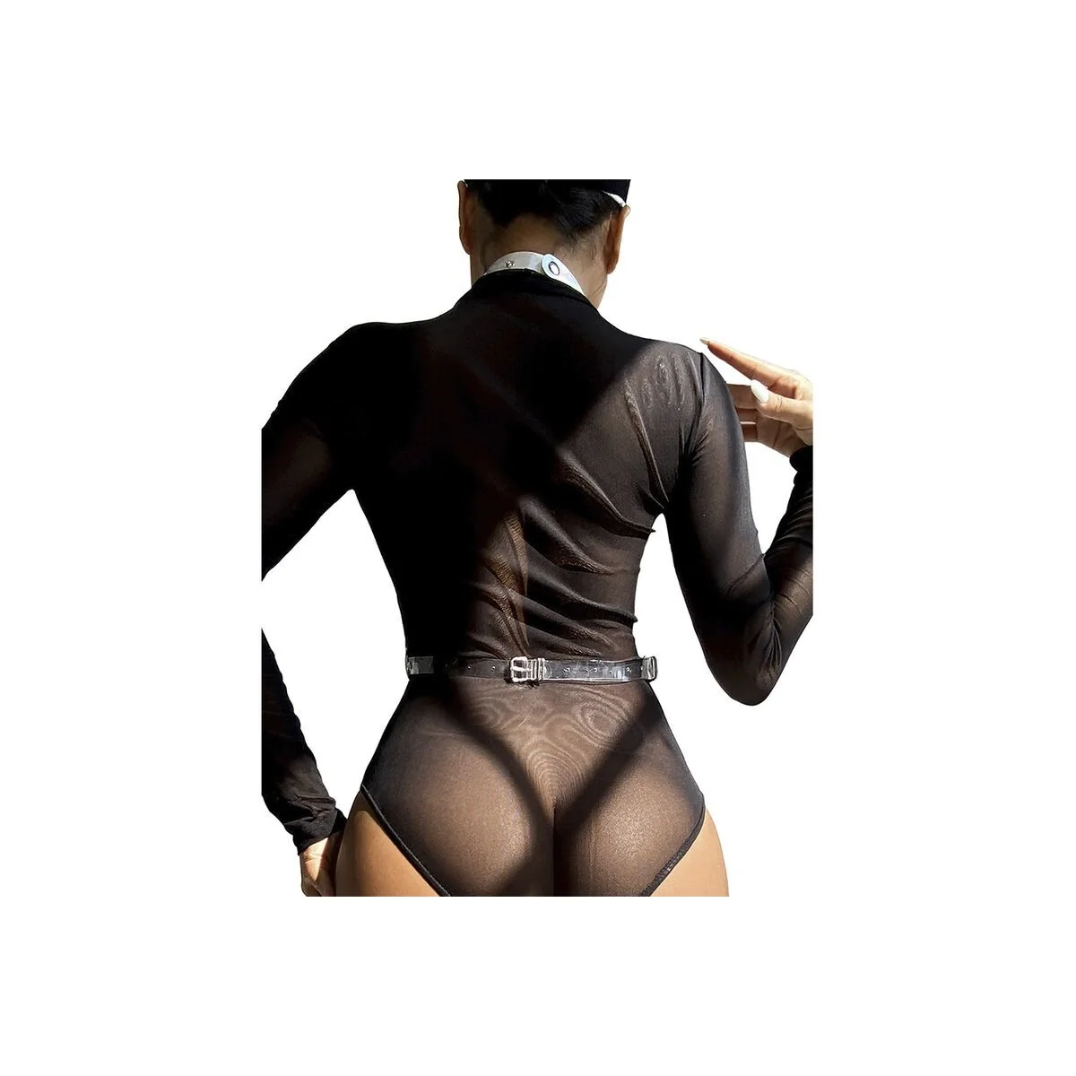 953737 Brustgurt mit Ringen und Ketten Silber One Size (S-L) von Subblime Fetish kaufen | Fesselliebe