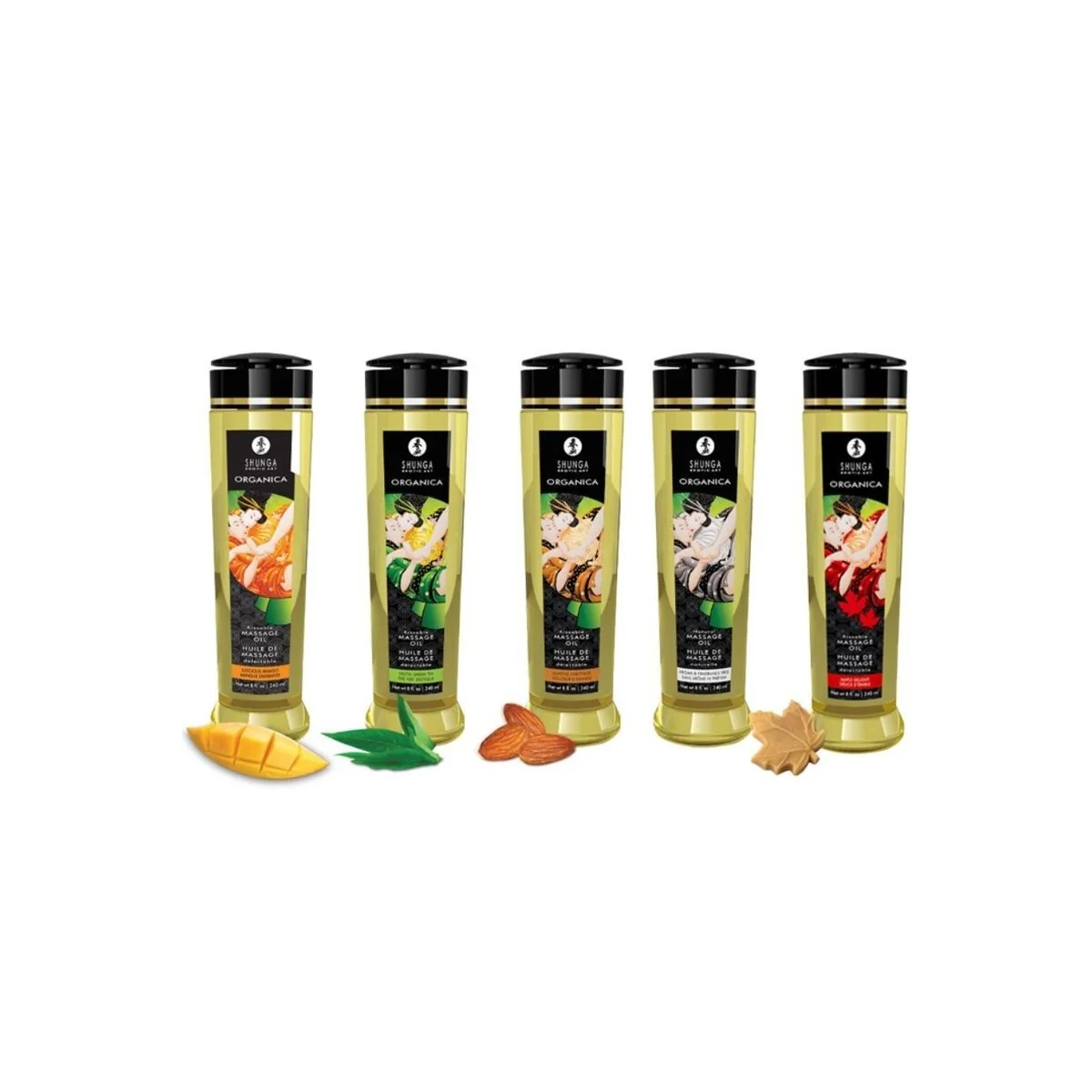 Bio Massageöl Mango 240 ml von Shunga Oils kaufen | Fesselliebe