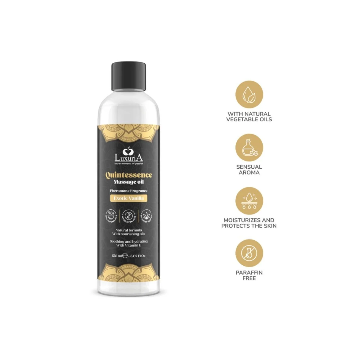 Aceite De Masajes Vainilla Exotic 150 ml von Intimateline kaufen | Fesselliebe