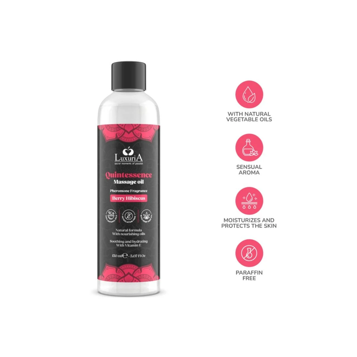 Massageöl Beere 150 ml von Intimateline kaufen | Fesselliebe