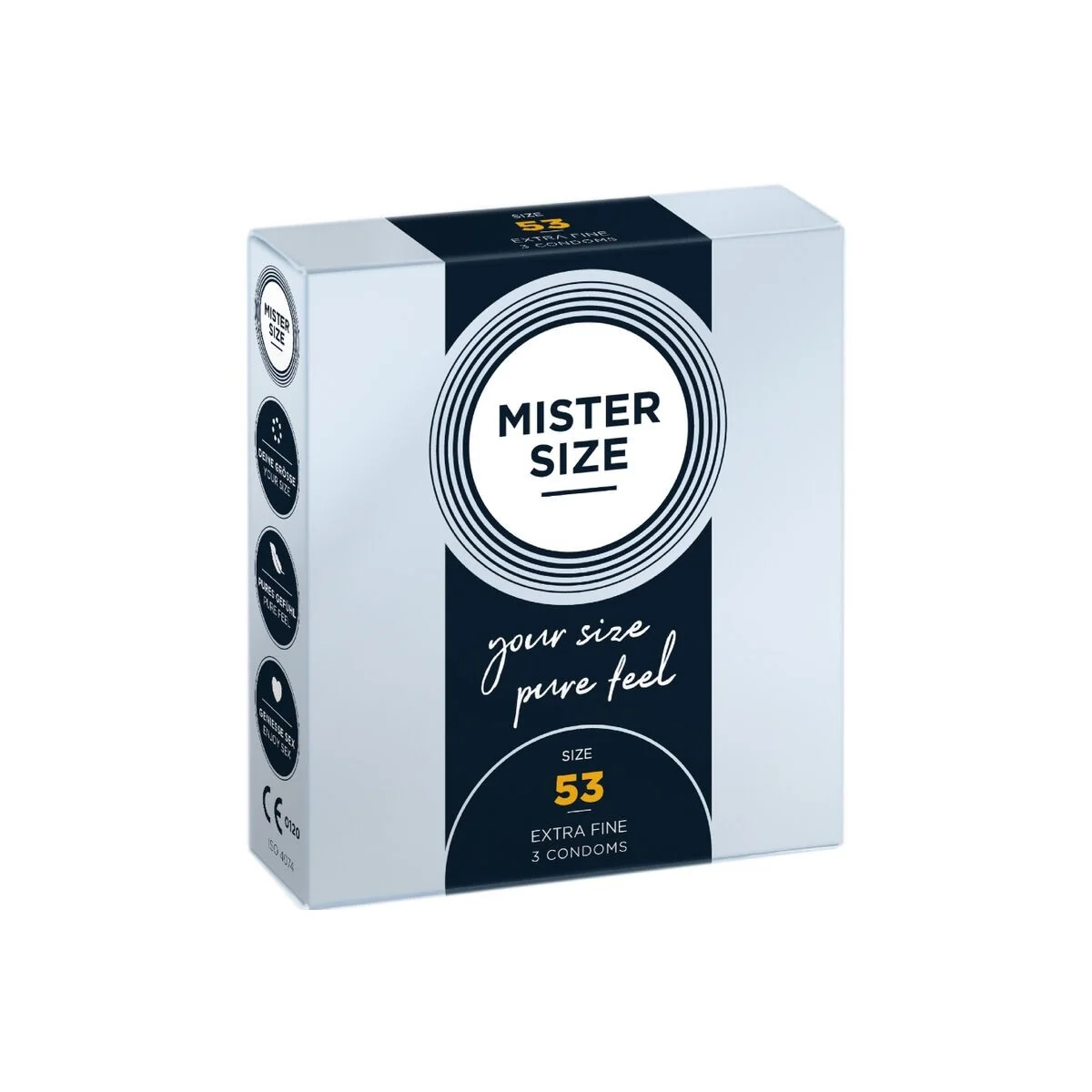 Kondome Größe M 53 Mm (3 Stück) von Mister Size kaufen | Fesselliebe