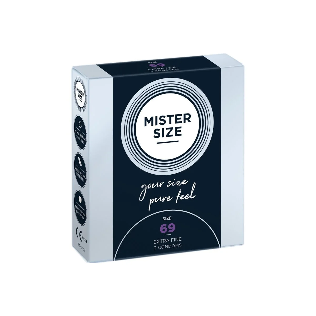 Kondome Größe Xxxl 69 Mm (3 Stück) von Mister Size kaufen | Fesselliebe