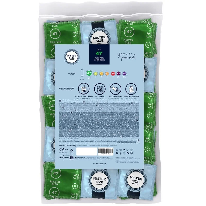 Kondome Größe Xs 47 Mm (100 Stück) von Mister Size kaufen | Fesselliebe 2