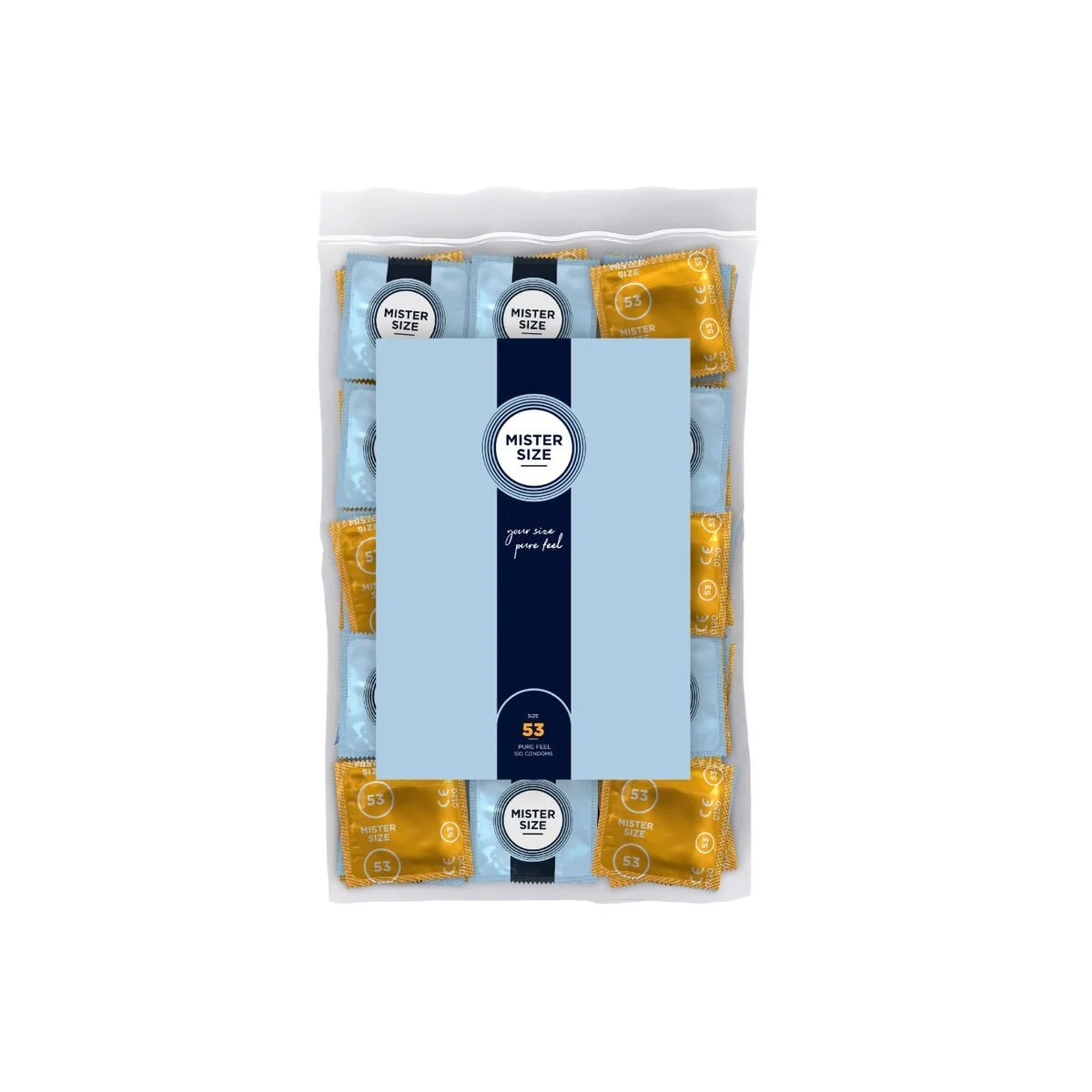 Kondome Größe M 53 Mm (100 Stück) von Mister Size kaufen | Fesselliebe