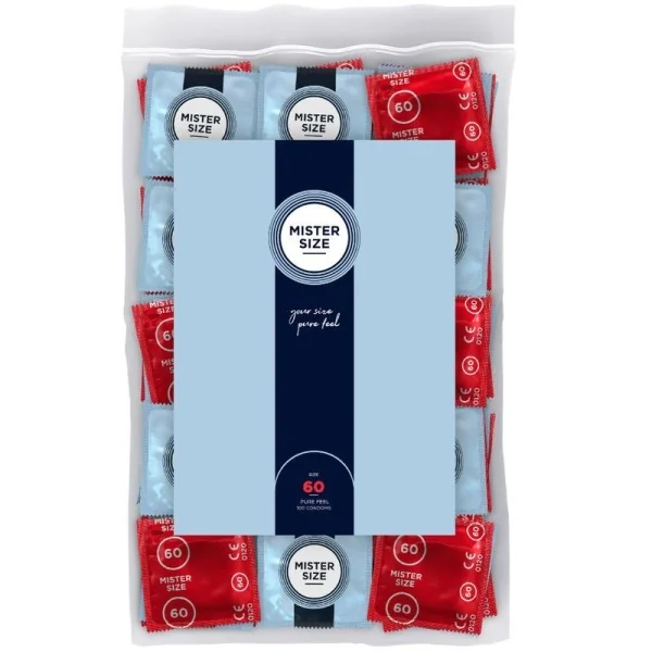 Kondome Größe XL 60 Mm (100 Stück) von Mister Size kaufen | Fesselliebe