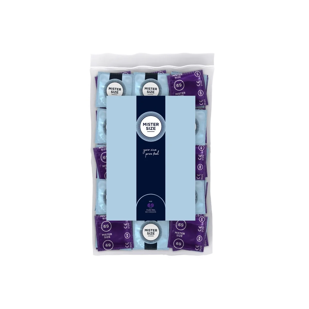 Kondome Größe Xxxl 69 Mm (100 Stück) von Mister Size kaufen | Fesselliebe
