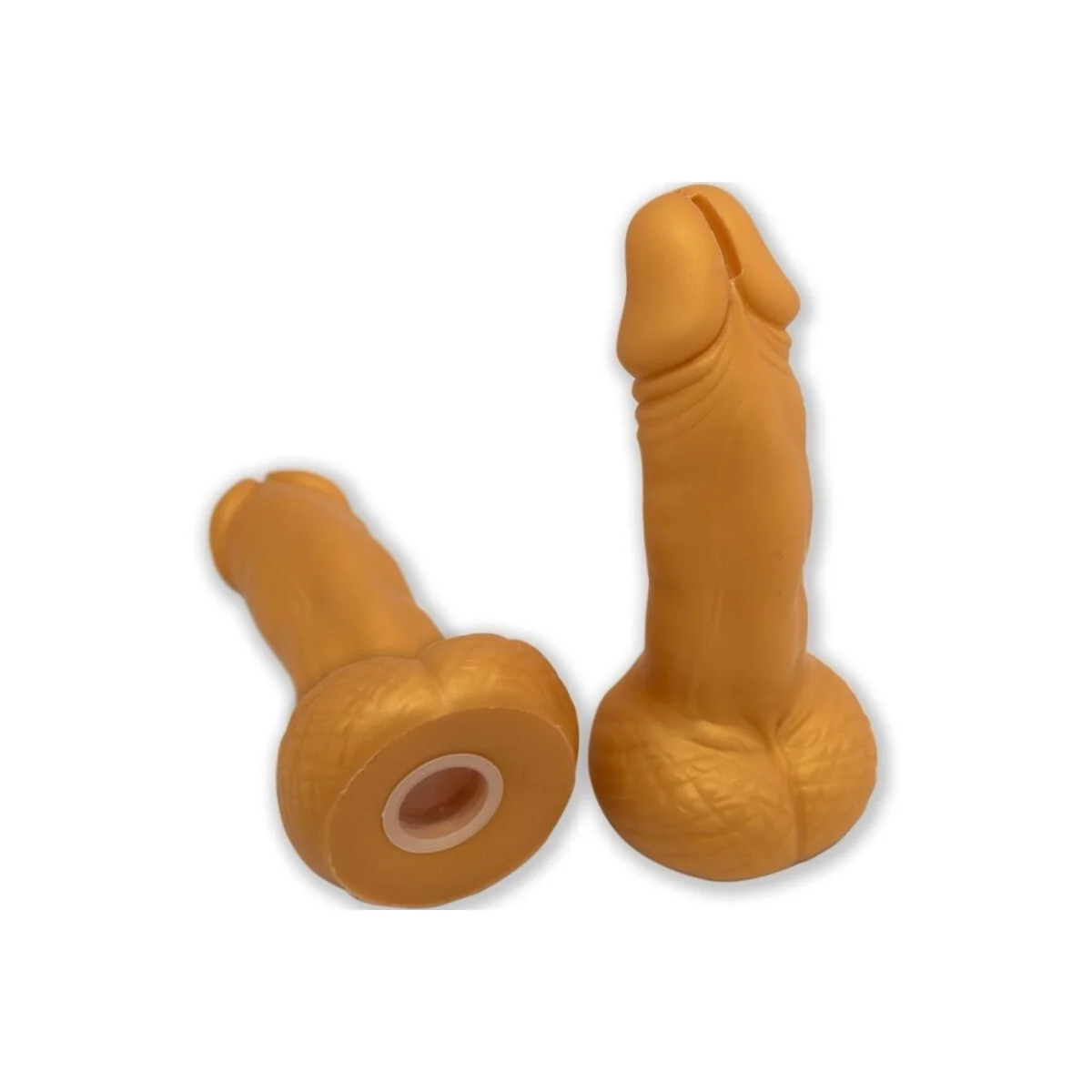 Sparschwein in Penisform 22,5 cm Gold von Diablo Picante kaufen | Fesselliebe