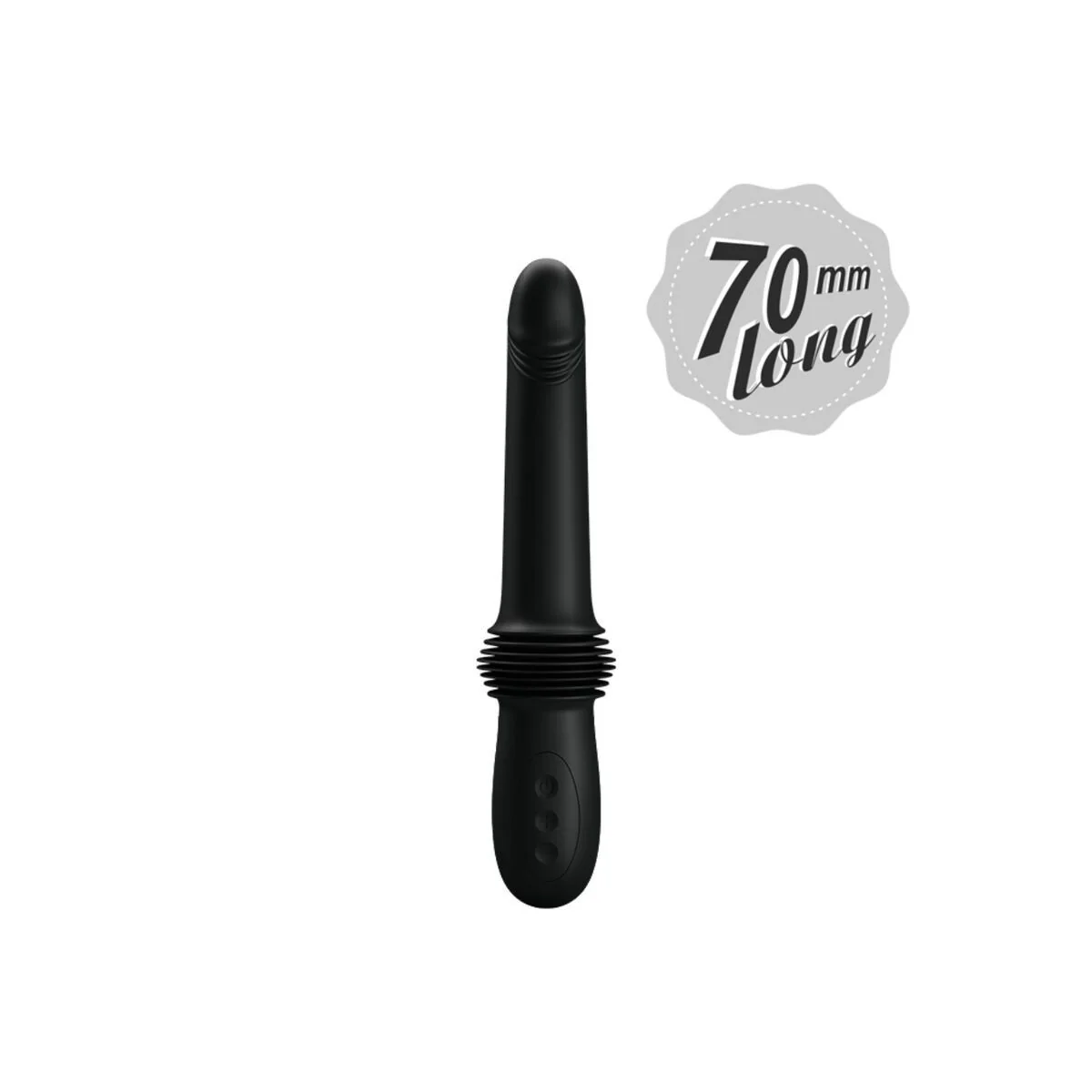 Pazuzu Vibrator 3 Stossmodi Schwarz von Pretty Love kaufen | Fesselliebe