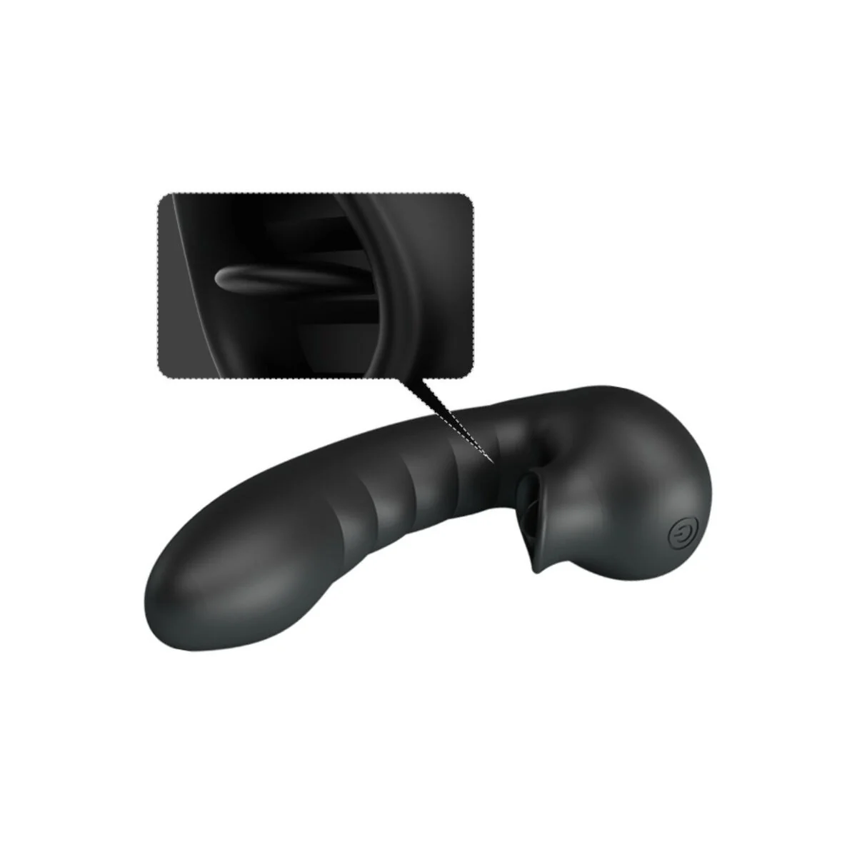 Hobgoblin Vibrierendes Fingerhülle 12 Vibrationen + Klitoris-Stimulator Schwarz von Pretty Love kaufen | Fesselliebe