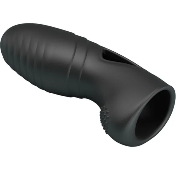 Alan Silikon-Fingervibrator Schwarz von Pretty Love kaufen | Fesselliebe
