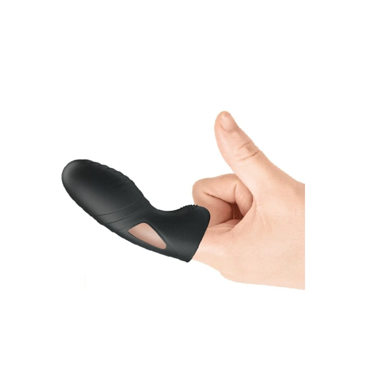 Alan Silikon-Fingervibrator Schwarz von Pretty Love kaufen | Fesselliebe