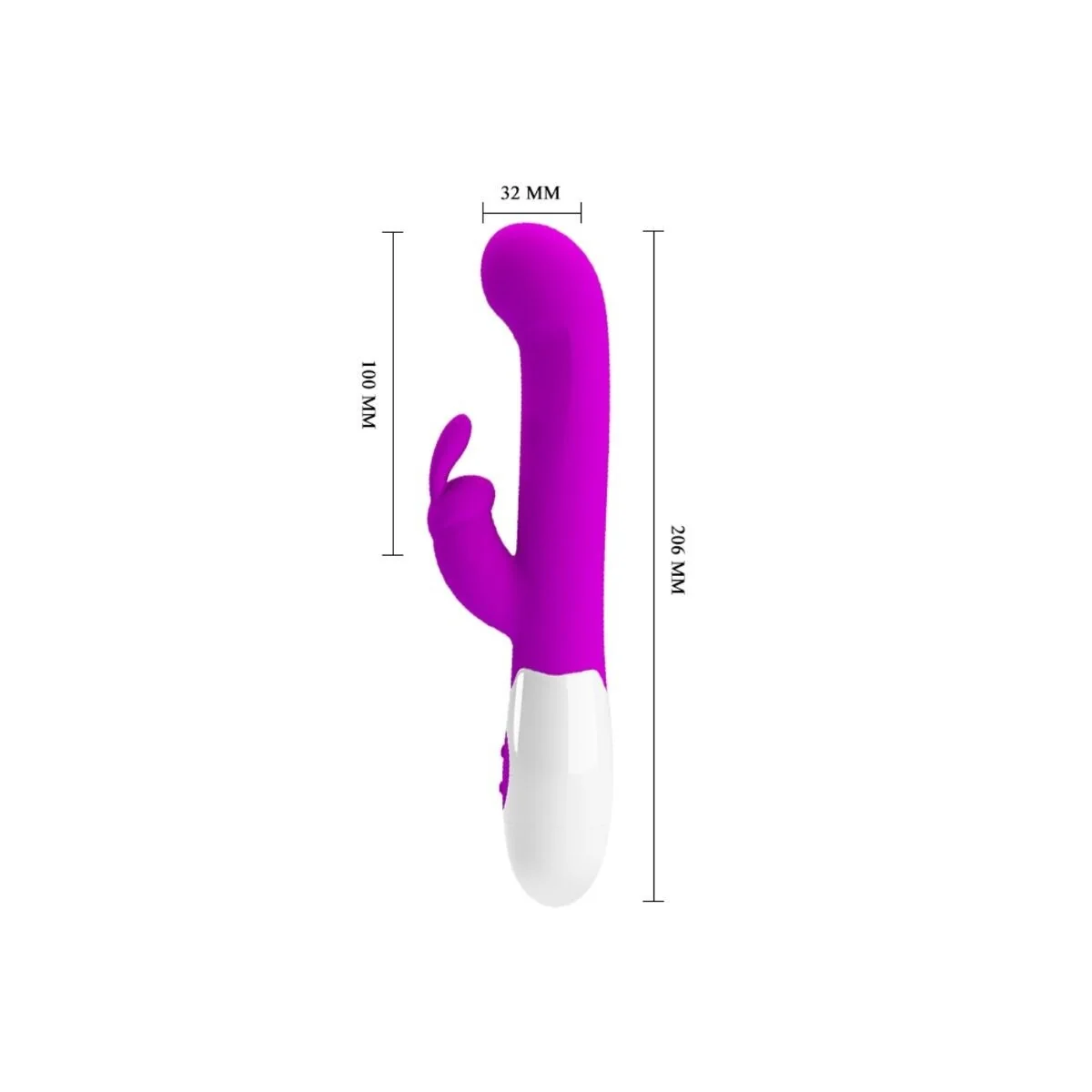 Centaur Vibrator Rabbit 30 Vibrationsmodi Lila von Pretty Love kaufen | Fesselliebe