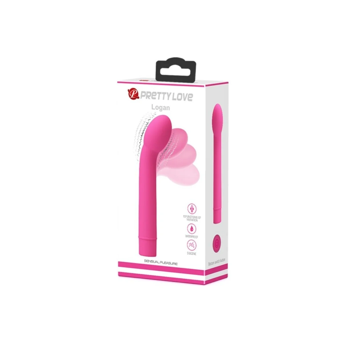 Logan G-Spot Vibrator 10 Vibrationen Rosa von Pretty Love kaufen | Fesselliebe