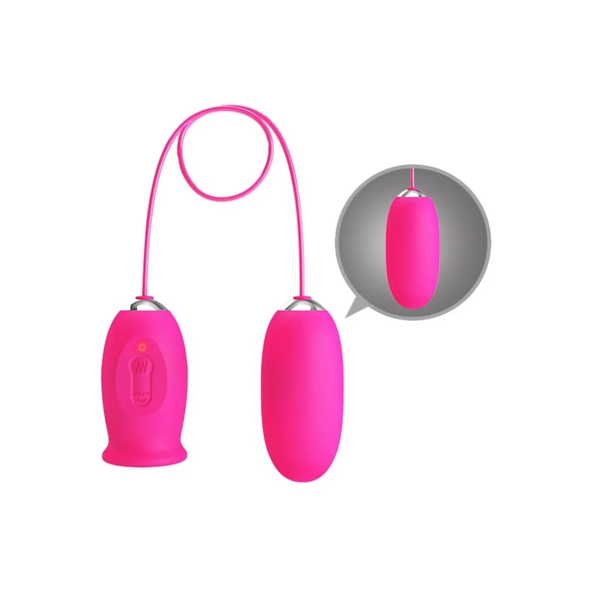 Daisy Vibrierendes Ei + Klitoris Stimulierende Zunge Rosa von Pretty Love kaufen | Fesselliebe