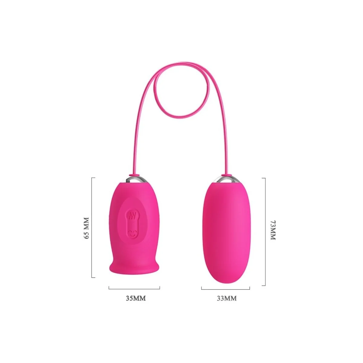 Daisy Vibrierendes Ei + Klitoris Stimulierende Zunge Rosa von Pretty Love kaufen | Fesselliebe