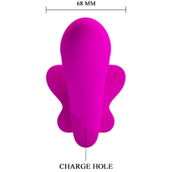 Valerie Doppel-Strap-On-Vibrator 12 Vibrationen Lila von Pretty Love kaufen | Fesselliebe